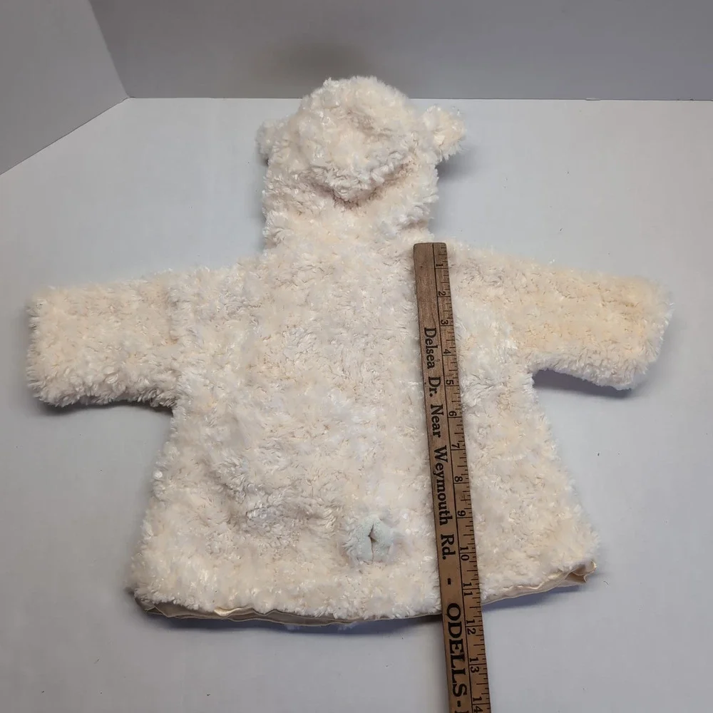 Gund‎ Baby Lamb Costume Sweater Satin Lined Rattle Pocket